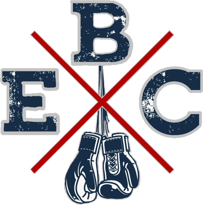 Símbolo EBC com luvas de boxe